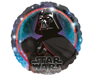 Balon foliowy STAR WARS Darth Vader okrągły 18 cali