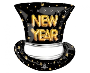 Balon foliowy HNY Pop Clink Cheer 53 cm x 60 cm