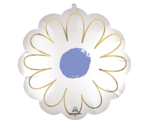 Balon foliowy helowy XL Purple daisy