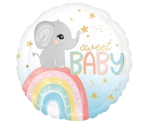 Balon foliowy Sweet Baby satin elephant XL