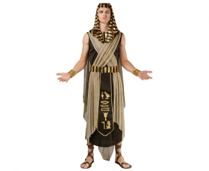 Strój dla dorosłych Egipski Faraon (chusta szata peleryna pasek nakładki na nadgarstki) rozm. 56