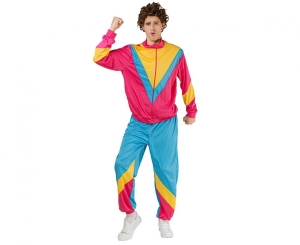 Strój dla mężczyzn Disco Lata 80’ (bluza spodnie) rozm. 56