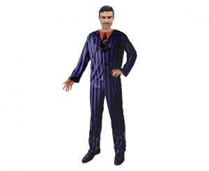 Strój dla dorosłych Gotycki ojciec (bluzka spodnie kołnierz z krawatem) rozm. M