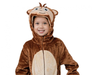 Strój dla dzieci Małpka (kombinezon z kapturem) rozm. 92/104 cm