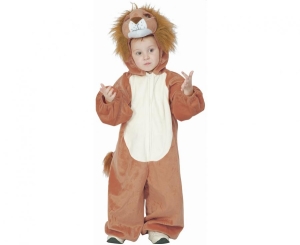 Strój dla dzieci Lew (kombinezon z kapturem i ogonem) rozm. 92/104 cm