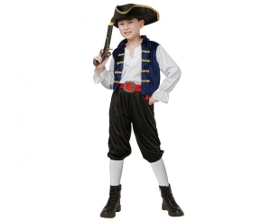 Strój dla dzieci Pirat (kapelusz bluzka pasek spodnie) rozm. 110/120 cm