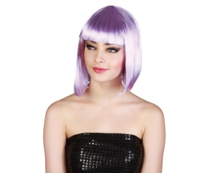 Peruka Pop star fioletowa