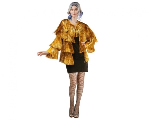 Marynarka dla dorosłych Tinsel złota rozm. uniw.