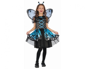Strój dla dzieci Motylkowa Wróżka (sukienka opaska skrzydła) rozm.120/130 cm