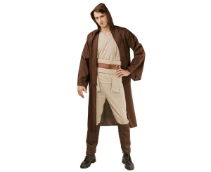Strój dla dorosłych Wojownik (bluzka peleryna z kapturem pasek spodnie) rozm. 56