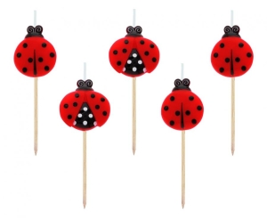 Świeczki pikery Biedronki 5 szt