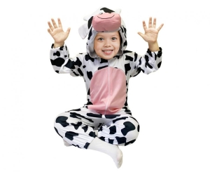 Strój dla dzieci Mała Krówka (kombinezon z kapturem) rozm. 92/104 cm
