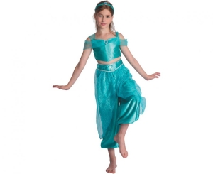 Strój dla dzieci Arabska Księżniczka (bluzka spodnie opaska) rozm.130/140 cm