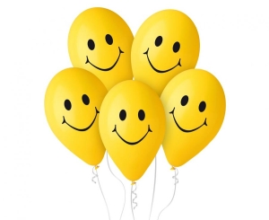Balony Uśmiechy 12 cali 5 szt