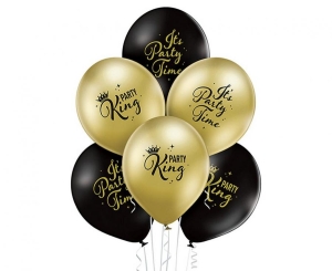 Balony Party King 12 cali 6 szt