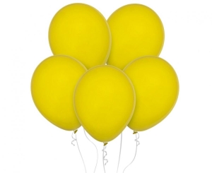 Balony pastel Yellow 11 cali 100 szt Decomex