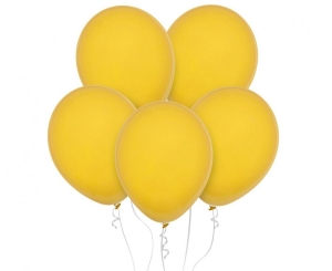 Balony pastel Golden Yellow 11 cali 100 szt Decomex