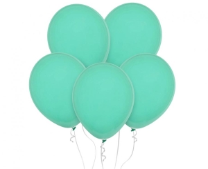 Balony pastel Matte Green 18 cali 25 szt Decomex