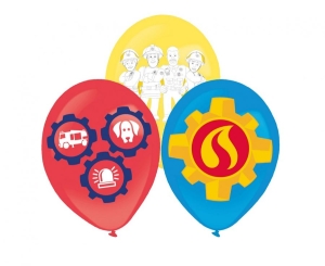 Balony lateksowe Strażak Sam 27 cm 11 cali 6 szt