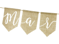 Baner weselny just married jutowy 155cm