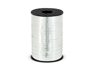 Wstążka do balonów srebrna metalizowana 225 m