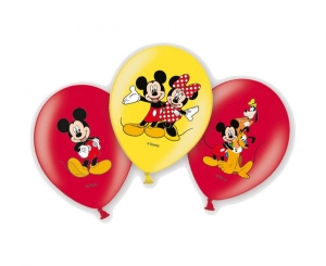 Balony lateksowe Mickey 27 cm 11 cali 6 szt