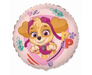 Balon foliowy Psi Partol PAW PATROL Skye okrągły 18 cali