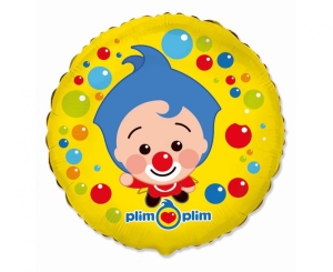 Balon foliowy Plim Plim okrągły 18 cali