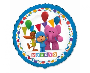 Balon foliowy Pocoyo okrągły 18 cali
