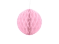 Kula bibułowa jasnoróżowa 20cm