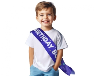 Szarfa urodzinowa Birthday Boy w Kosmosie rozm. 10 x 150 cm