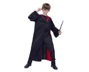 Strój dla dzieci Czarodziej (szata) rozm. 110/120 cm - 4 szt i 130/140 cm - 2 szt