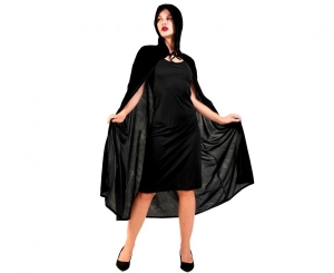 Strój dla dorosłych Czarna dama (płaszcz) rozm. uniw.