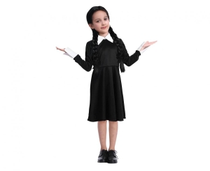 Strój dla dzieci Mroczna Dziewczyna (sukienka) rozm. 110/120 cm - 4 szt i 130/140 cm - 2 szt