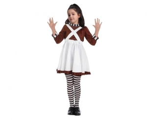 Strój dla dzieci Szalona Dziewczynka (płaszcz skarpetki) rozm. 110/120 cm - 4 szt i 130/140 cm - 2 szt