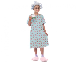 Strój dla dzieci Staruszka (sukienka) rozm. 110/120 cm - 4 szt i 130/140 cm - 2 szt