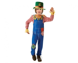 Strój dla dzieci Strach na wróble (kapelusz kombinezon) rozm. 110/120 cm - 4 szt i 130/140 cm - 2 szt