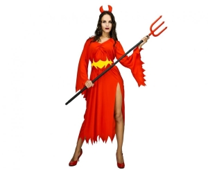 Strój dla dorosłych Zmysłowa Diablica (opaska sukienka) rozm. uniw.