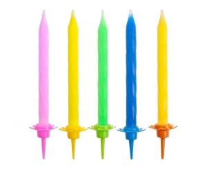 Świeczki urodzinowe - 6 cm 24 szt