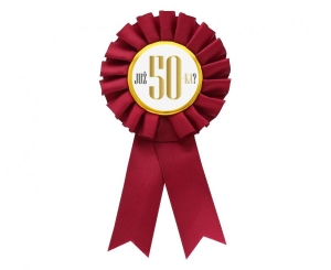 Kotylion Już 50-tka? bordowy