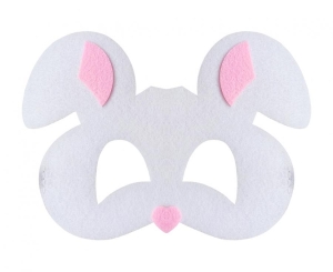 Maska filcowa Królik