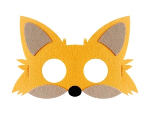 Maska filcowa Lisek