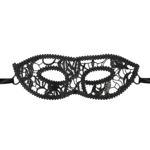 Maska wenecka Bal maskowy koronkowa czarna