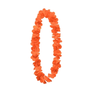 Naszyjnik hawajski pomarańczowy 100 cm