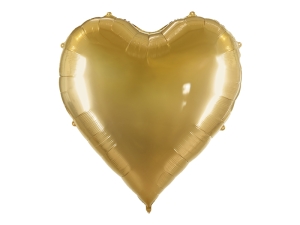 Balon foliowy Serce XXL 136 cm x 129 cm złoty