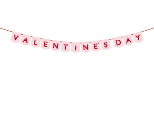Baner Valentines Day 150 cm x 13 cm