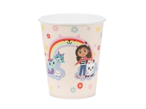 Kubeczki Koci Domek Gabi 250 ml 6 szt