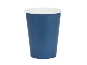 Kubeczki papierowe granatowy 250 ml 6 szt