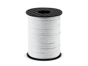 Wstążka plastikowa srebrny 5mm x 225 m