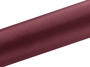 Satyna gładka bordo 16 cm x 9 m